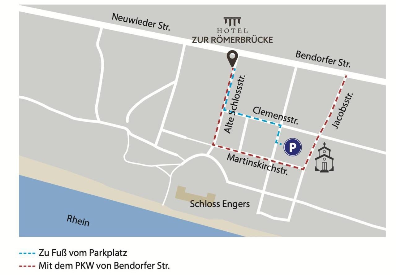 Hotel Zur Roemerbruecke Neuwied Luaran gambar
